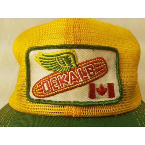 DEKALB Canada K-Brand Cap Trucker Hat Snapback Baseball Vintage retro 80s - Picture 3 of 9
